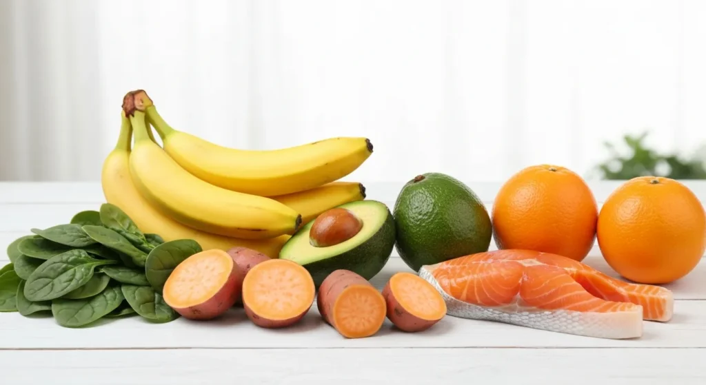 alimenti ricchi di potassio